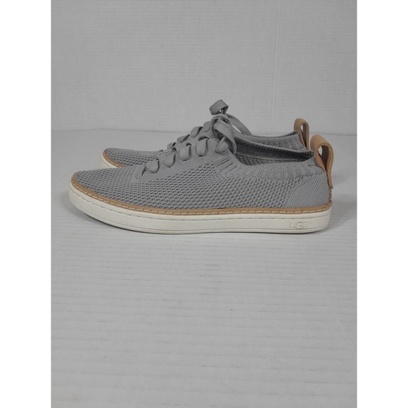 UGG Sidney Shoes  Knit Comfort Wedge Lace Up Sneakers Women Sz 5 - Picture 9 of 9